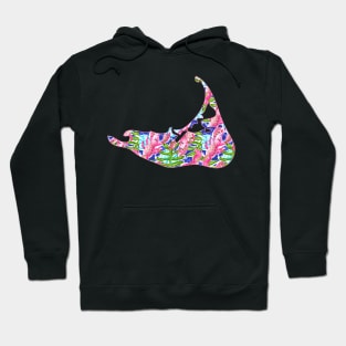 Preppy Nantucket Pink Lobster Design Hoodie